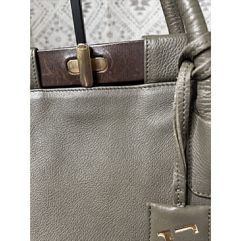FURLA  fine pebble Leather tote Shoulder bag - Picture 2 of 16